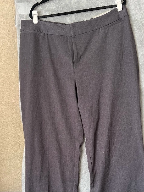 Cj Banks Grey Straight Leg career professional dress up Pants size 20W Church - Picture 2 of 6